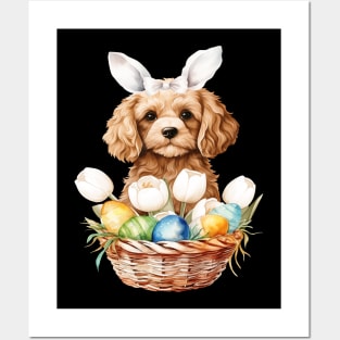 Cavapoo Easter Posters and Art